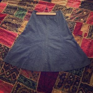 Cinole Vintage Denim Midi Skirt